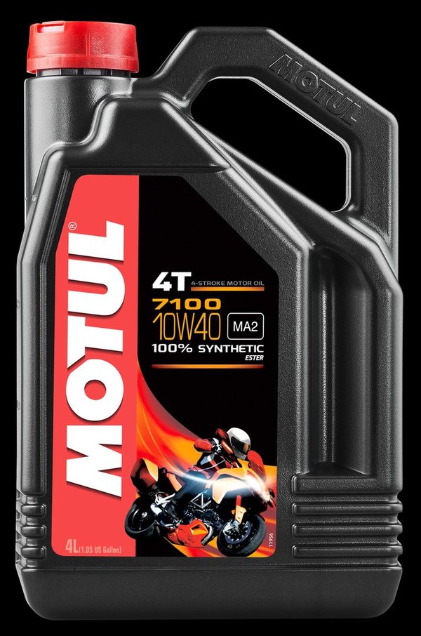 MOTUL-Motoröl 7100 - 10W40 - 4 Liter - 100% Synthetic - 4 Takt