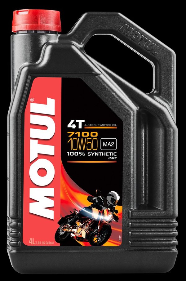 MOTUL-Motoröl 7100 - 10W50 - 4 Liter - 100% Synthetic - 4 Takt