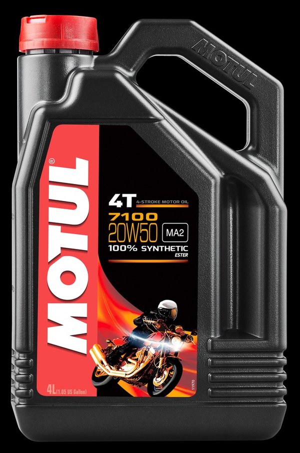 MOTUL-Motoröl 7100 - 20W50 - 4 Liter - 100% Synthetic - 4 Takt