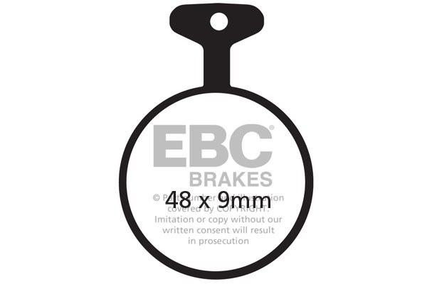 EBC Brakes - Bremsbeläge - Yamaha RD 250 B/C (1975-1976) - Front