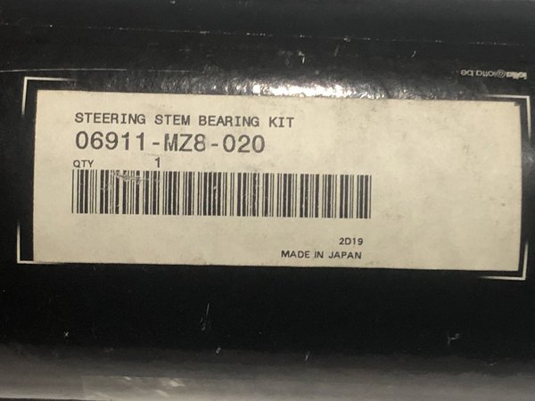Original Honda Lenkkopflager Satz / Steering Stem Bearing Kit - 06911-MZ8-020